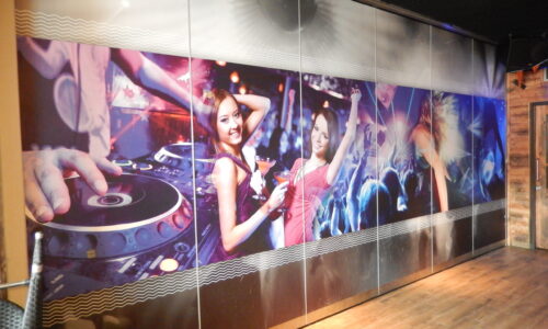 Paneelwand Space - Almelo - Crazy Frog