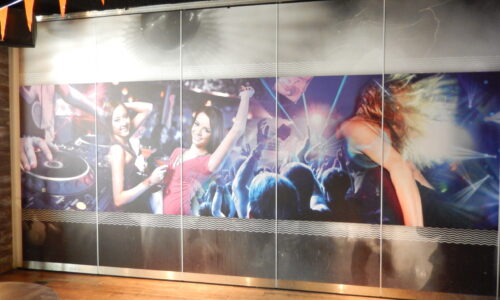 Paneelwand Space - Almelo - Crazy Frog